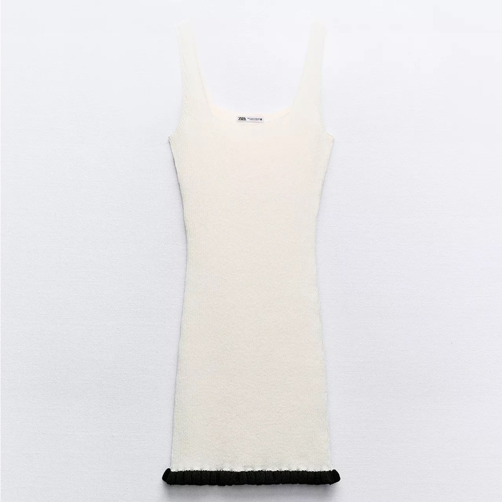 Zara Ruffle Knit Dress S
